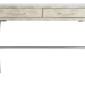 Cardona Two Drawer Grey Shagreen Effect Console Table