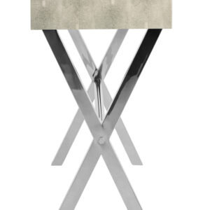 Cardona Two Drawer Grey Shagreen Effect Console Table