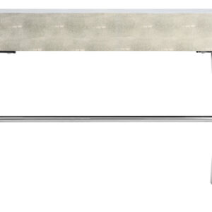 Cardona Two Drawer Grey Shagreen Effect Console Table
