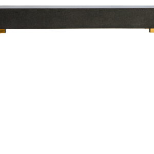 Cardona Black Shagreen Effect 2 Drawer Console Table