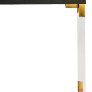 Cardona Black Shagreen Effect 2 Drawer Console Table