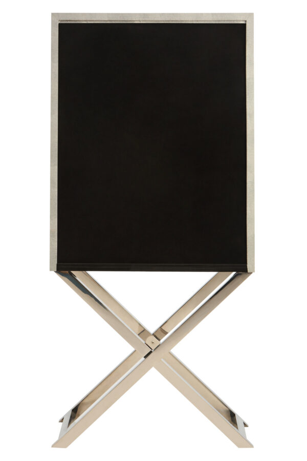 Cardona Two Door Grey Shagreen Effect Cabinet