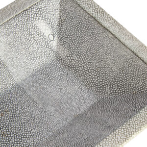 Cardona Grey Shagreen Effect Trinket Dish