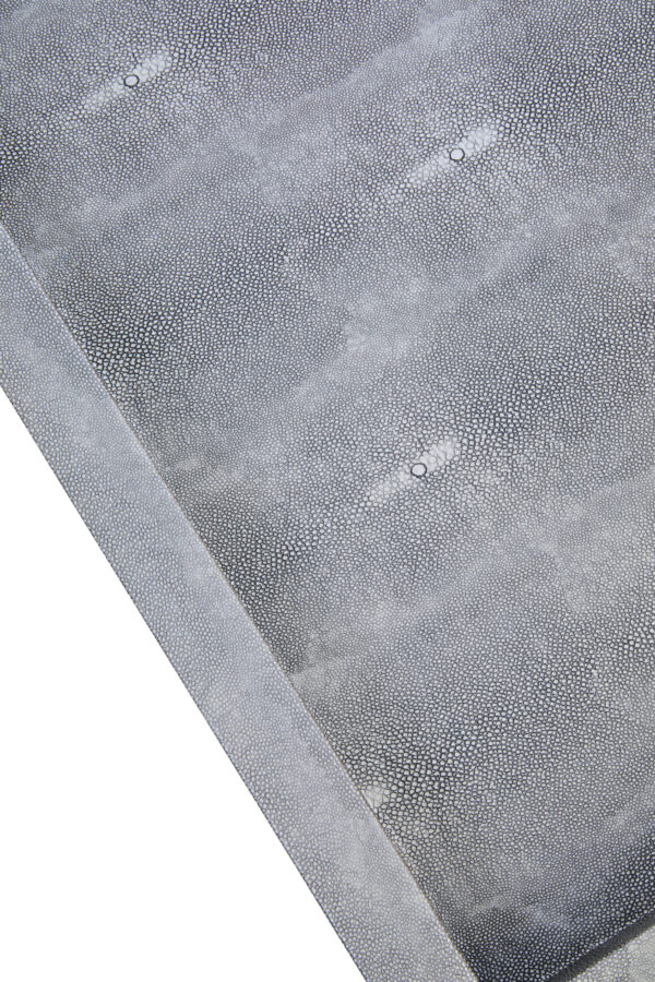 Cardona Grey Shagreen Effect Tray Coffee Table