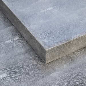 Cardona Grey Shagreen Effect Tray Coffee Table