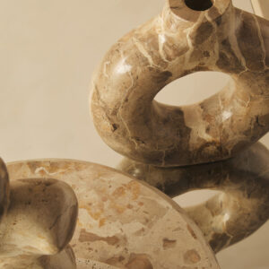 Santino Chocolate Marble Vase