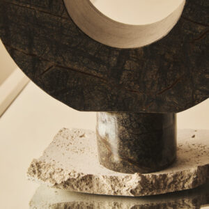 Fazio Forest Green Marble Sculpture