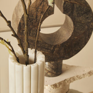 Fazio Forest Green Marble Sculpture