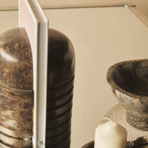 Fazio Set of Two Forest Green Marble Bookends