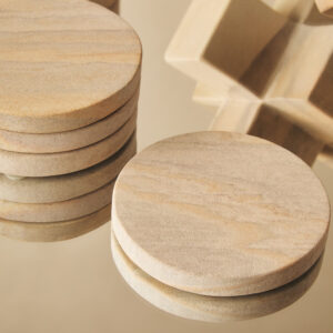 Pietra Set of Four Rainbow Sandstone Coasters