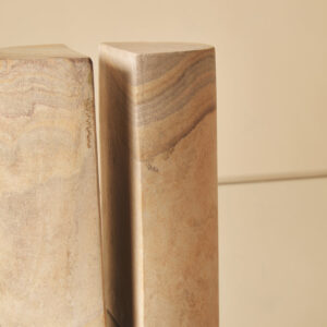 Pietra Set of Two Rainbow Sandstone Bookends