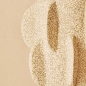 Sidra Large Cream Textured Vase