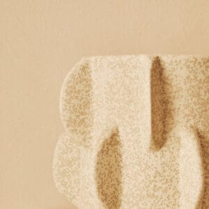 Sidra Small Cream Textured Planter
