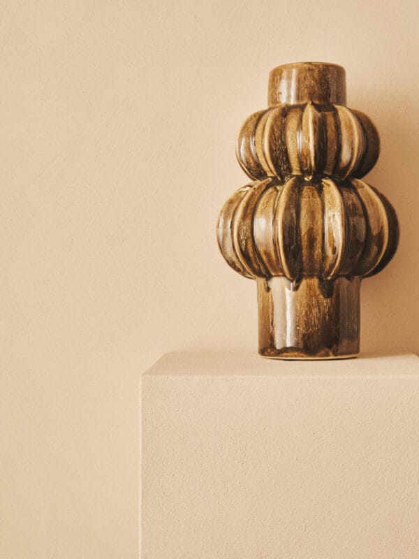 Kondo Brown Bubble Vase