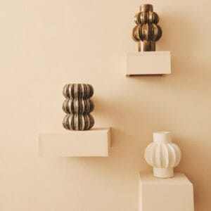 Kondo Cream Bubble Vase