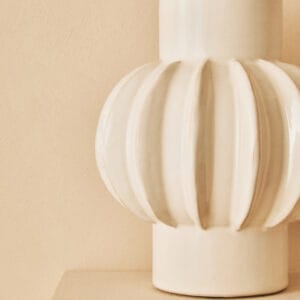 Kondo Cream Bubble Vase