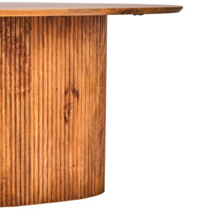 Torello Mango Wood Oval Dining Table