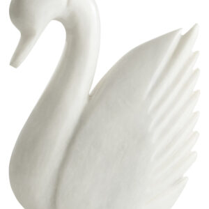 Zoro White Marble Decorative Swan