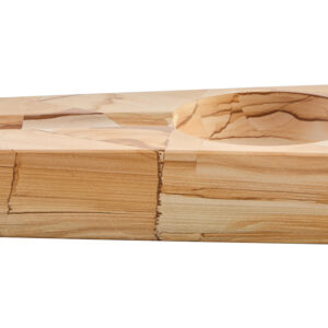 Tiago Teak Wood Effect Marble Cigar Ash Tray
