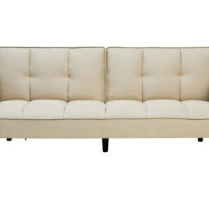 Valerie 3 Seat Beige Sofa Bed