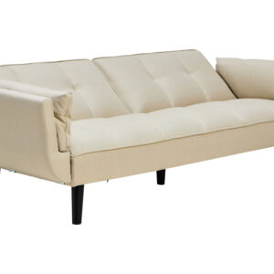 Valerie 3 Seat Beige Sofa Bed