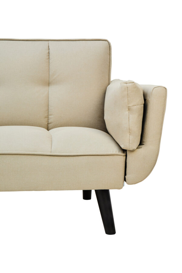 Valerie 3 Seat Beige Sofa Bed