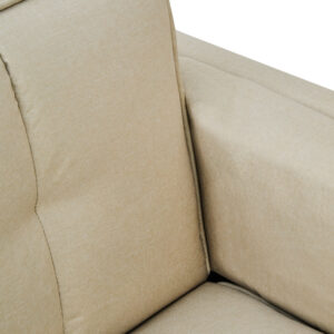 Valerie 3 Seat Beige Sofa Bed