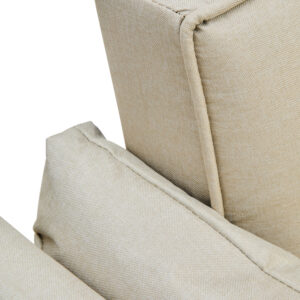 Valerie 3 Seat Beige Sofa Bed