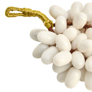 Zoro Small White Marble Decorative 50 Grapes