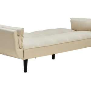 Valerie 3 Seat Beige Sofa Bed