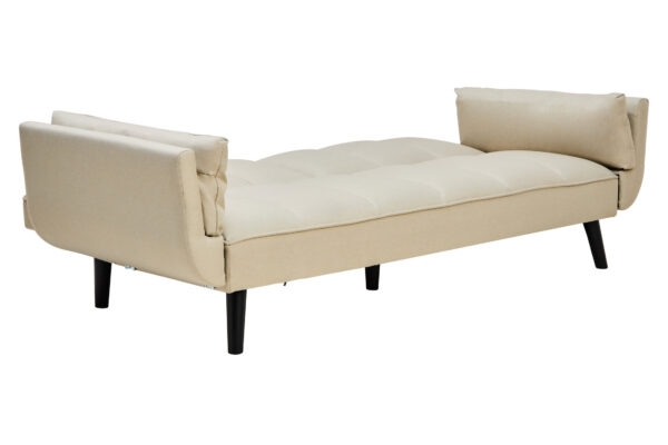 Valerie 3 Seat Beige Sofa Bed