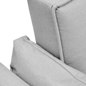 Valerie 3 Seat Light Grey Sofa Bed
