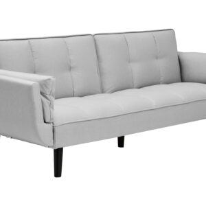 Valerie 3 Seat Light Grey Sofa Bed