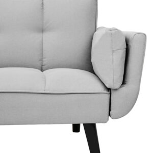 Valerie 3 Seat Light Grey Sofa Bed
