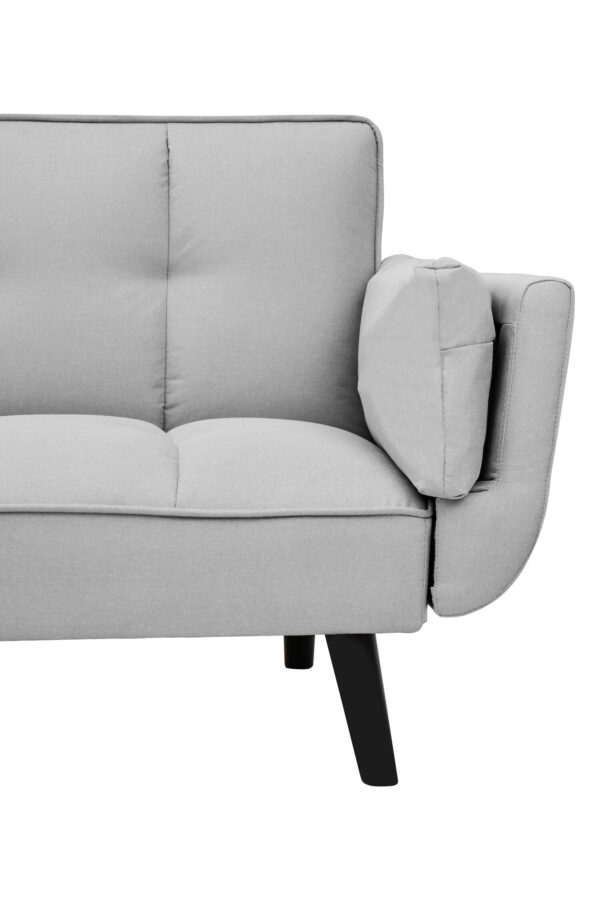 Valerie 3 Seat Light Grey Sofa Bed