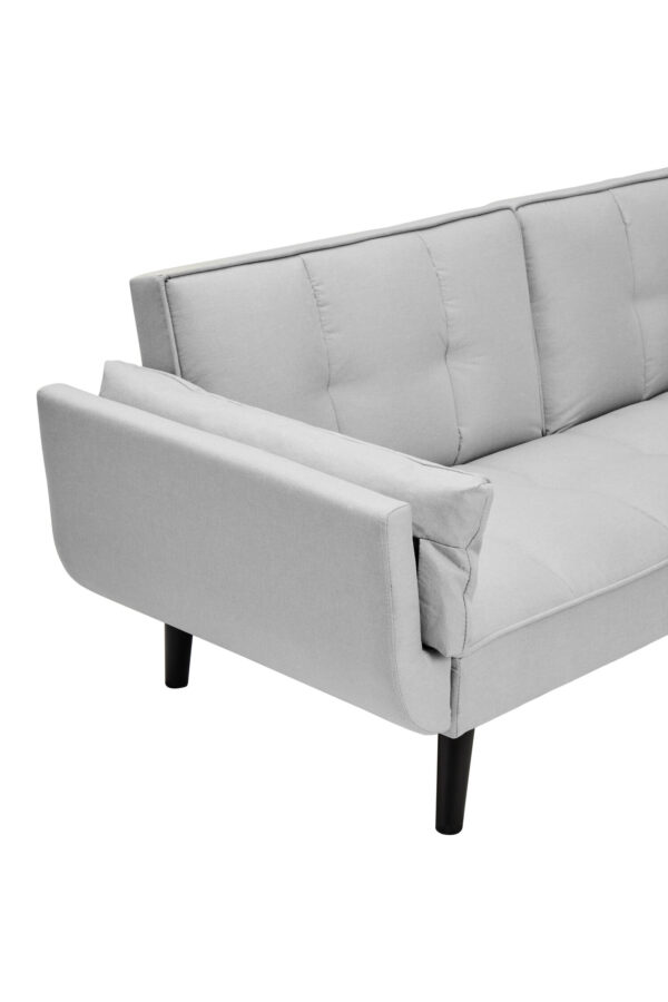 Valerie 3 Seat Light Grey Sofa Bed