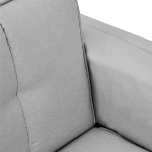 Valerie 3 Seat Light Grey Sofa Bed