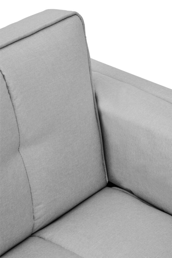 Valerie 3 Seat Light Grey Sofa Bed