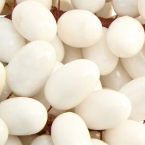 Zoro Large White Marble Decorative 100 Grapes