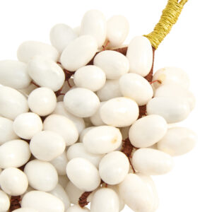 Zoro Large White Marble Decorative 100 Grapes