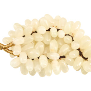 Oleena Large White Onyx Decorative 100 Grapes