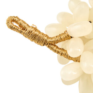 Oleena Large White Onyx Decorative 100 Grapes