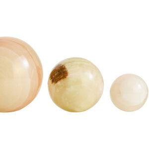 Oleena Onyx Set of 4 Deco Balls