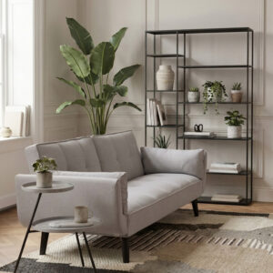 Valerie 3 Seat Light Grey Sofa Bed