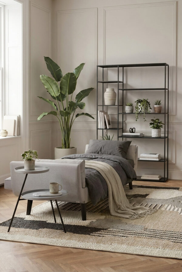Valerie 3 Seat Light Grey Sofa Bed
