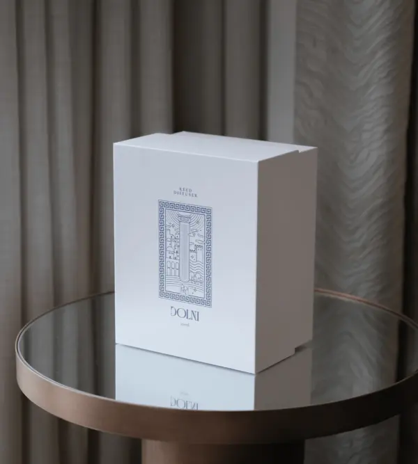 Dolni Large White Ceramic 500ml Reed Diffuser