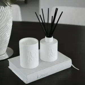 Dolni Large White Ceramic 500ml Reed Diffuser