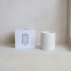 Dolni XL White Ceramic 2200g Amber & Patchouli Candle