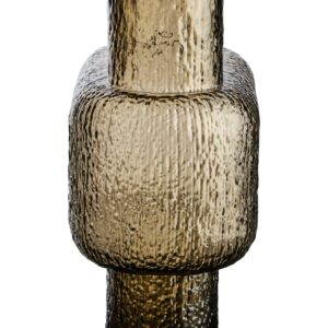 Kalea Large Textured Brown Glass Vase