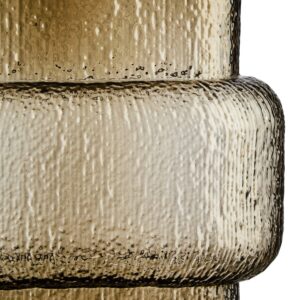 Kalea Large Textured Brown Glass Vase